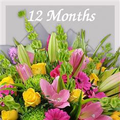 Yearly 12 Month Flower Subscription